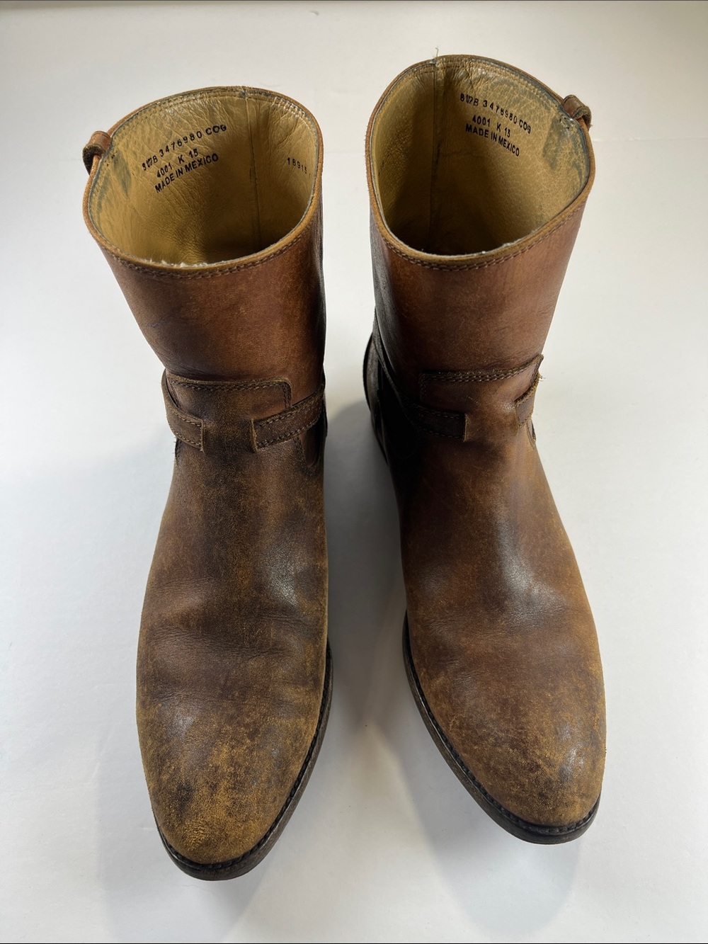 Frye Womens Brown Leather Short Boots Sz 8.5B